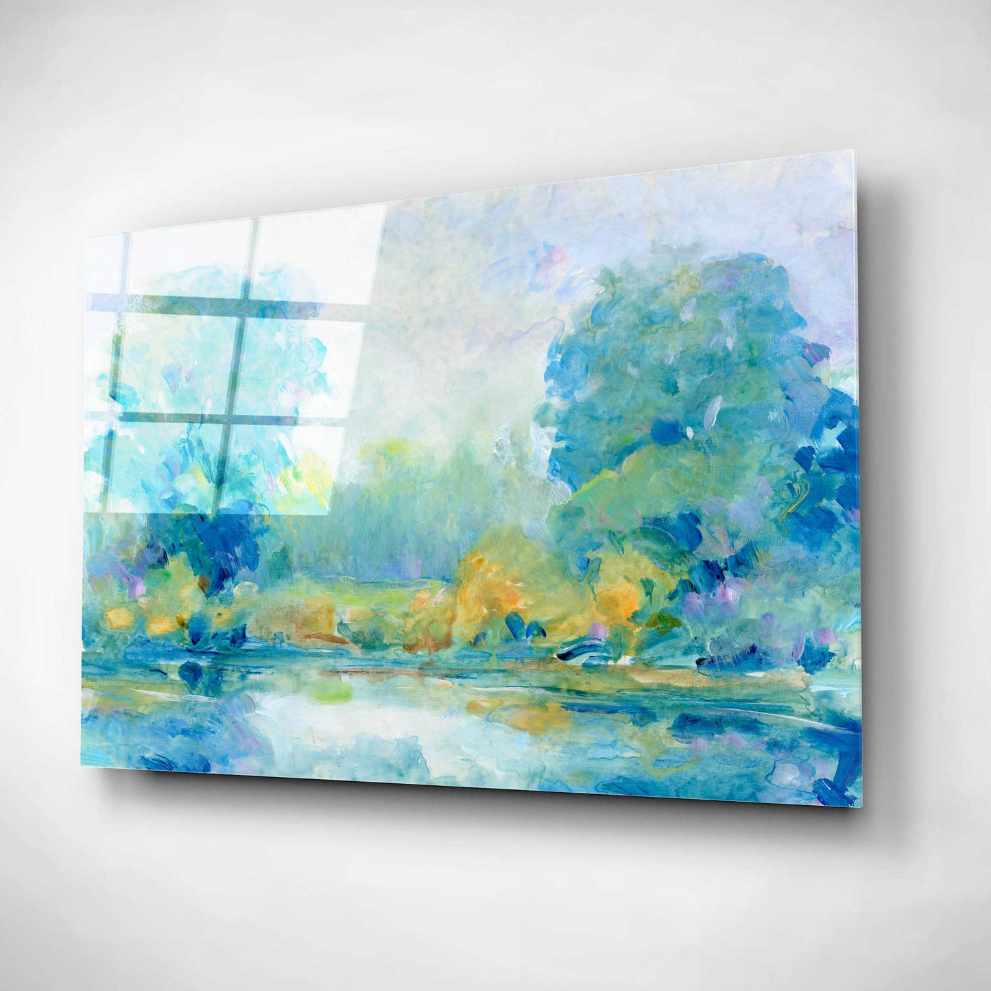 Epic Art 'Quiet Morning I' by Tim O'Toole, Acrylic Glass Wall Art,16x12