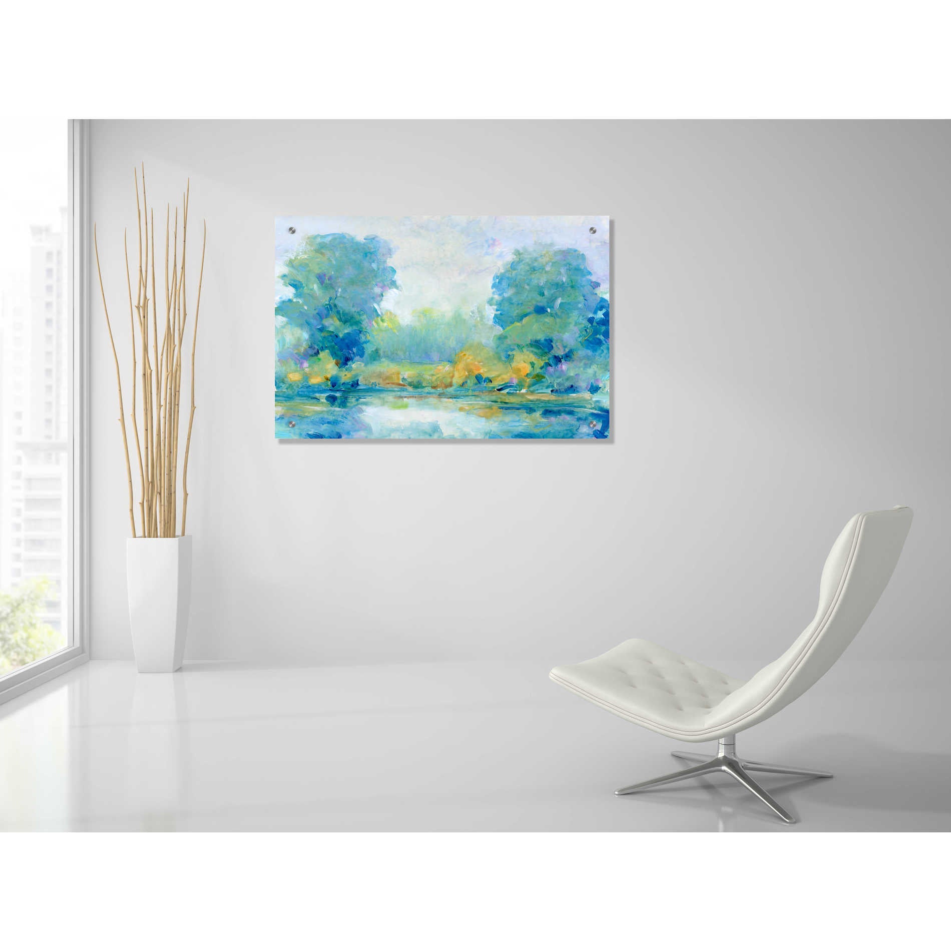 Epic Art 'Quiet Morning I' by Tim O'Toole, Acrylic Glass Wall Art,36x24
