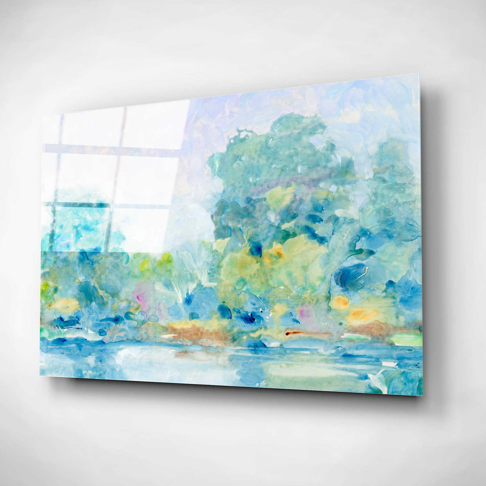 Epic Art 'Quiet Morning II' by Tim O'Toole, Acrylic Glass Wall Art,16x12