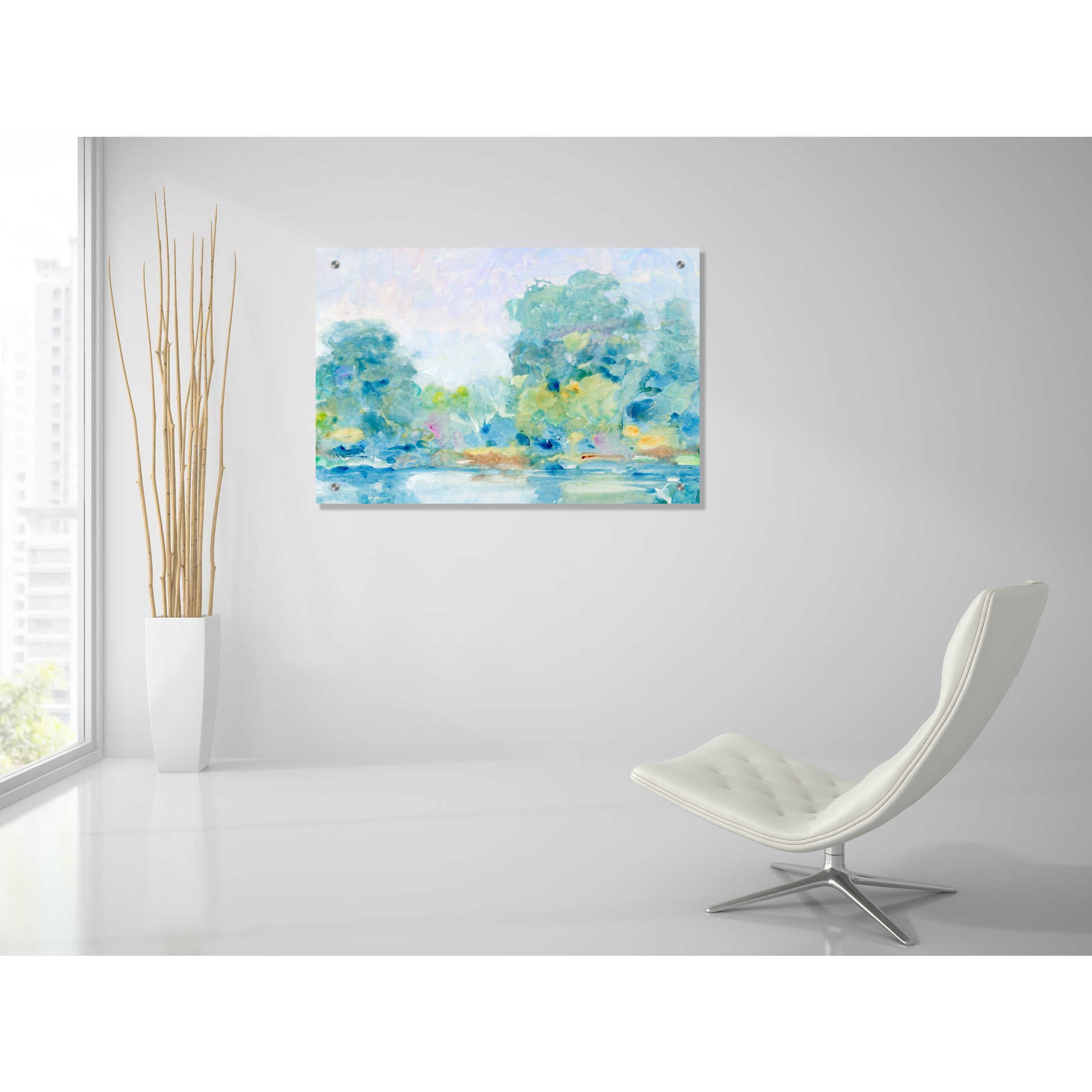 Epic Art 'Quiet Morning II' by Tim O'Toole, Acrylic Glass Wall Art,36x24