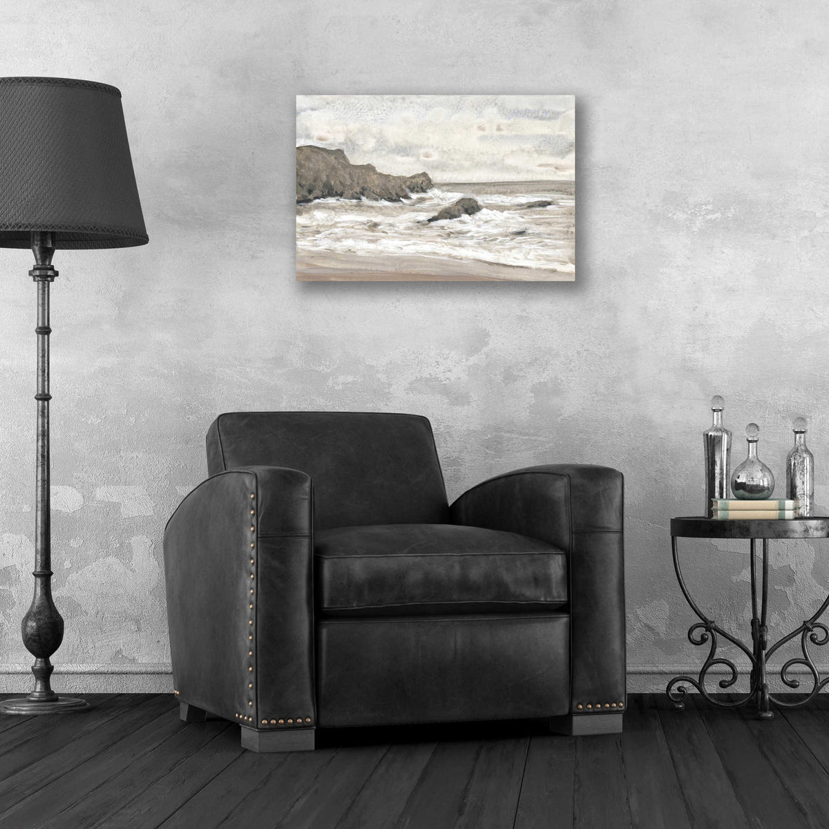 Epic Art 'Coastal Shoreline II' by Tim O'Toole, Acrylic Glass Wall Art,24x16