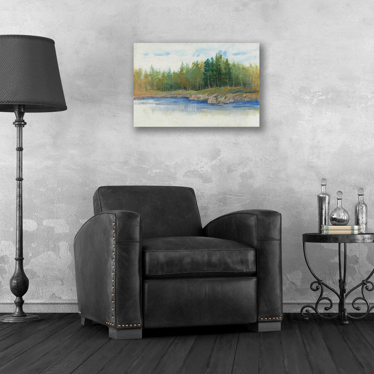 Epic Art 'From the Banks II' by Tim O'Toole, Acrylic Glass Wall Art,24x16
