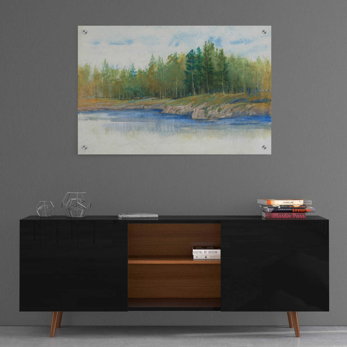 Epic Art 'From the Banks II' by Tim O'Toole, Acrylic Glass Wall Art,36x24