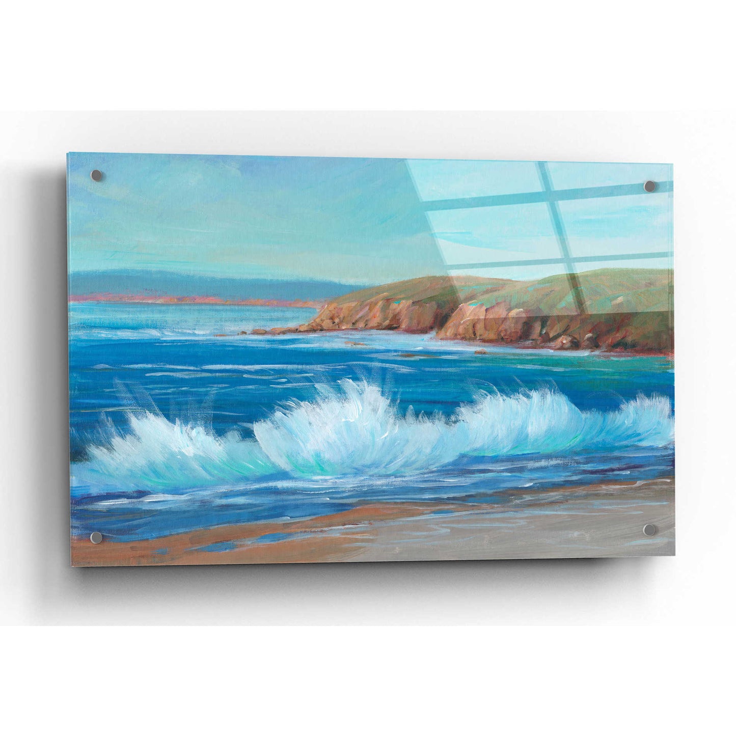 Epic Art 'Rocky Coastline II' by Tim O'Toole, Acrylic Glass Wall Art,36x24