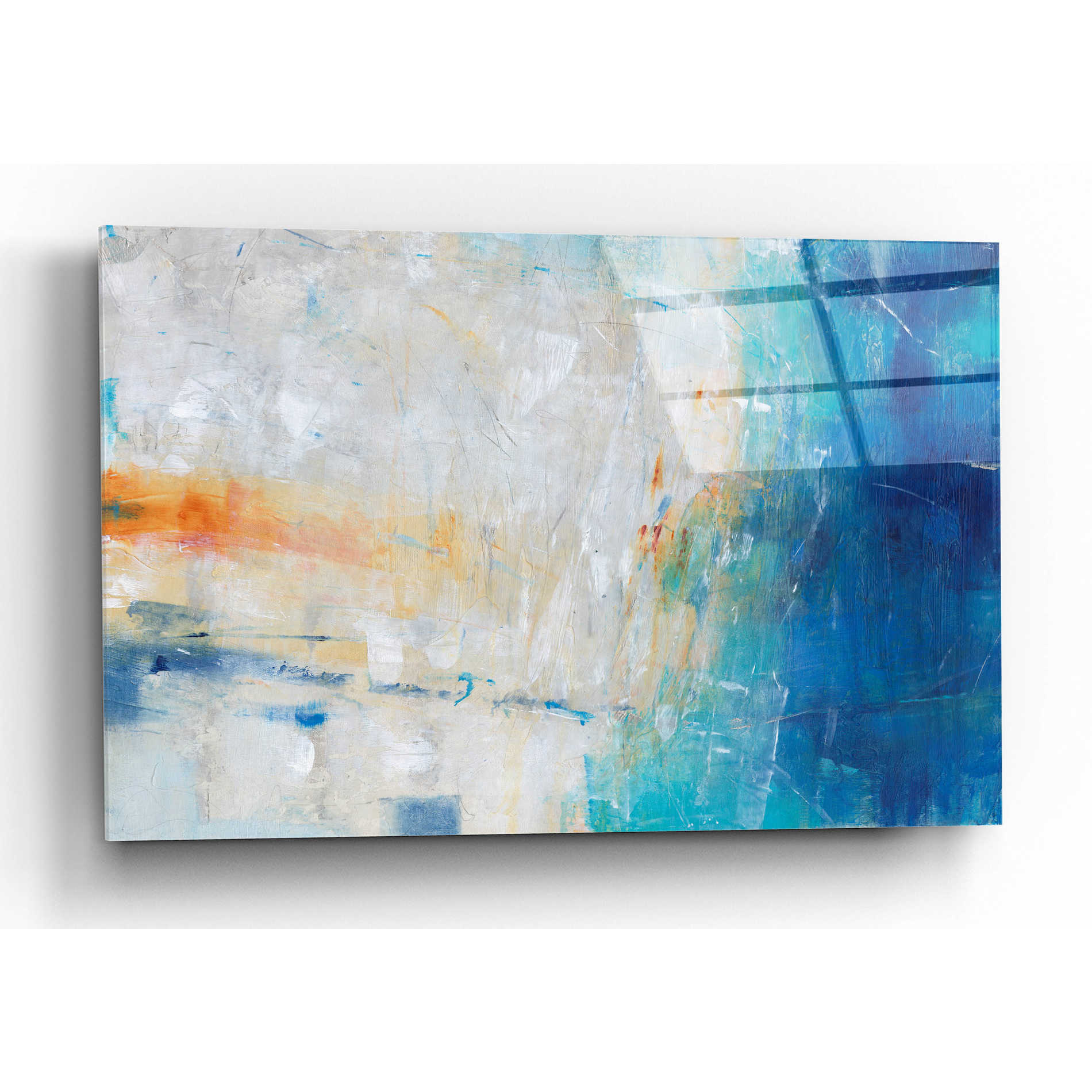 Epic Art 'Blue Grotto I' by Tim O'Toole, Acrylic Glass Wall Art,16x12