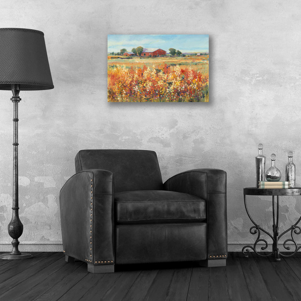 Epic Art 'Country View II' by Tim O'Toole, Acrylic Glass Wall Art,24x16