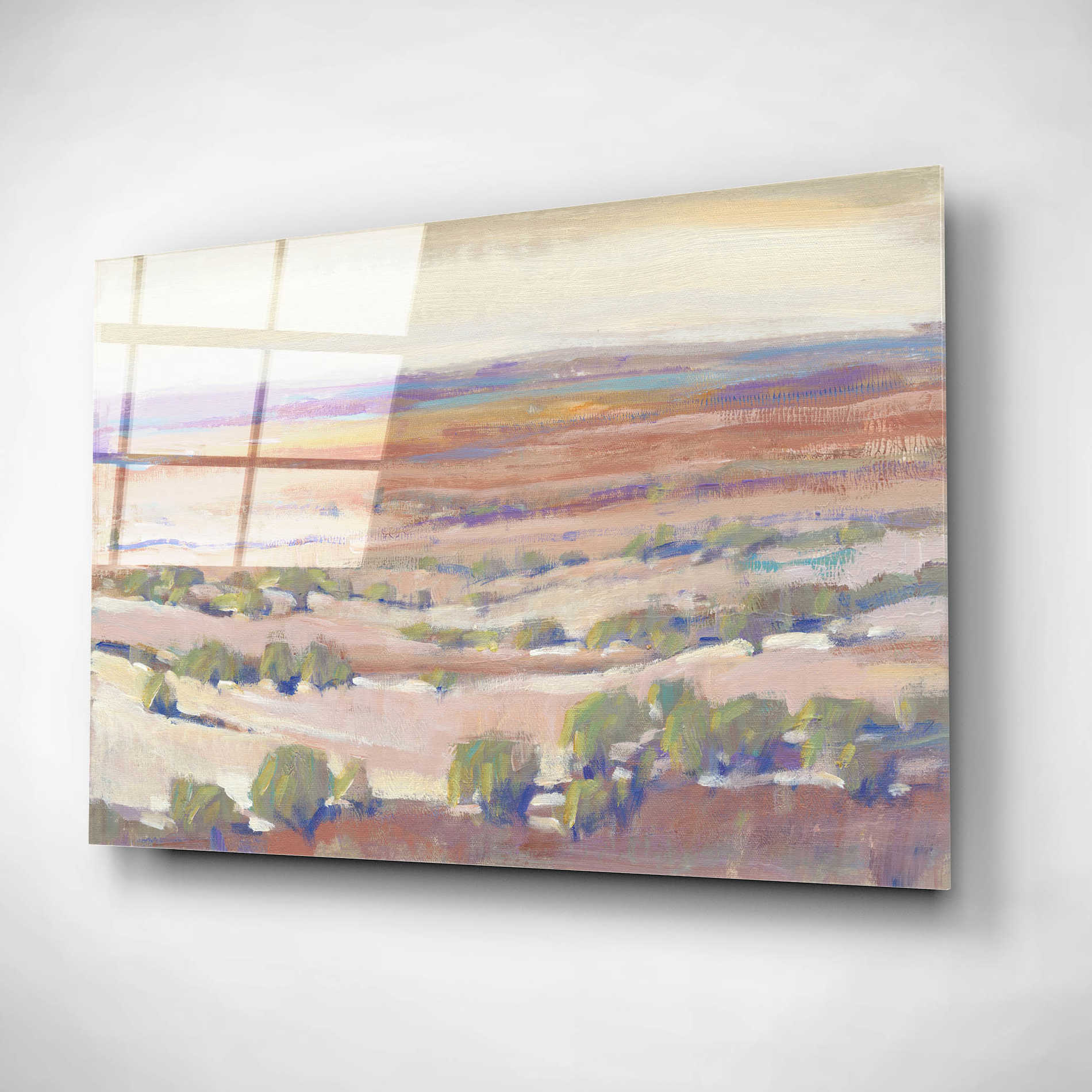 Epic Art 'High Desert Pastels I' by Tim O'Toole, Acrylic Glass Wall Art,16x12