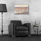 Epic Art 'High Desert Pastels I' by Tim O'Toole, Acrylic Glass Wall Art,24x16
