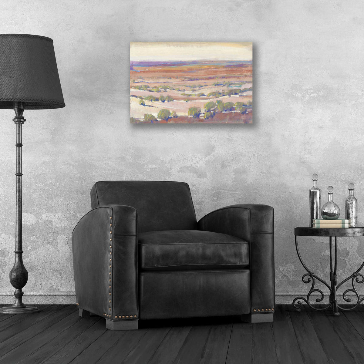Epic Art 'High Desert Pastels I' by Tim O'Toole, Acrylic Glass Wall Art,24x16