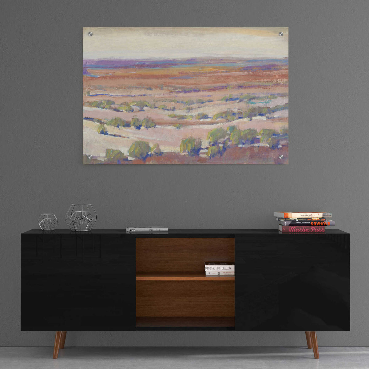 Epic Art 'High Desert Pastels I' by Tim O'Toole, Acrylic Glass Wall Art,36x24