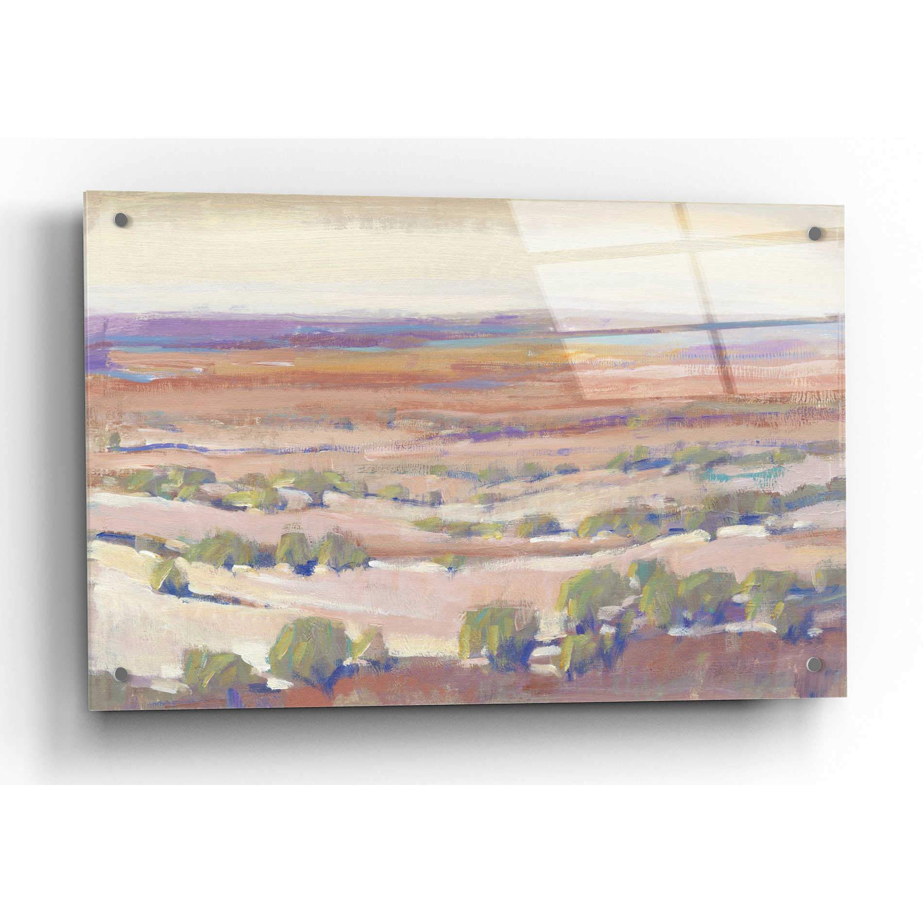 Epic Art 'High Desert Pastels I' by Tim O'Toole, Acrylic Glass Wall Art,36x24