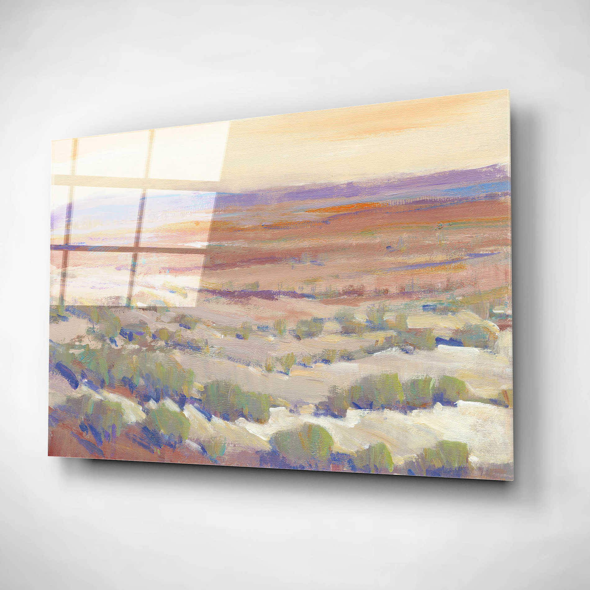 Epic Art 'High Desert Pastels II' by Tim O'Toole, Acrylic Glass Wall Art,16x12