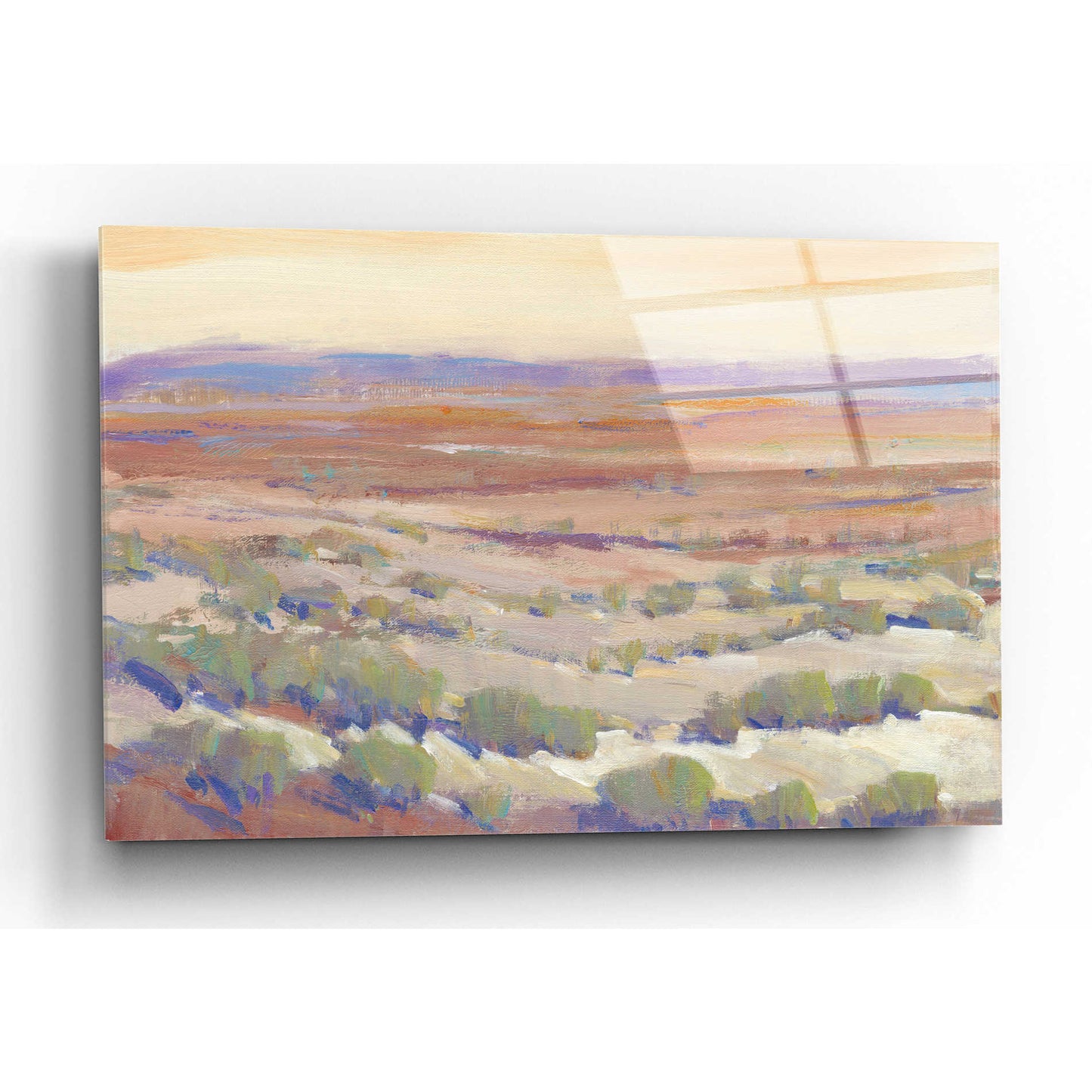 Epic Art 'High Desert Pastels II' by Tim O'Toole, Acrylic Glass Wall Art,16x12