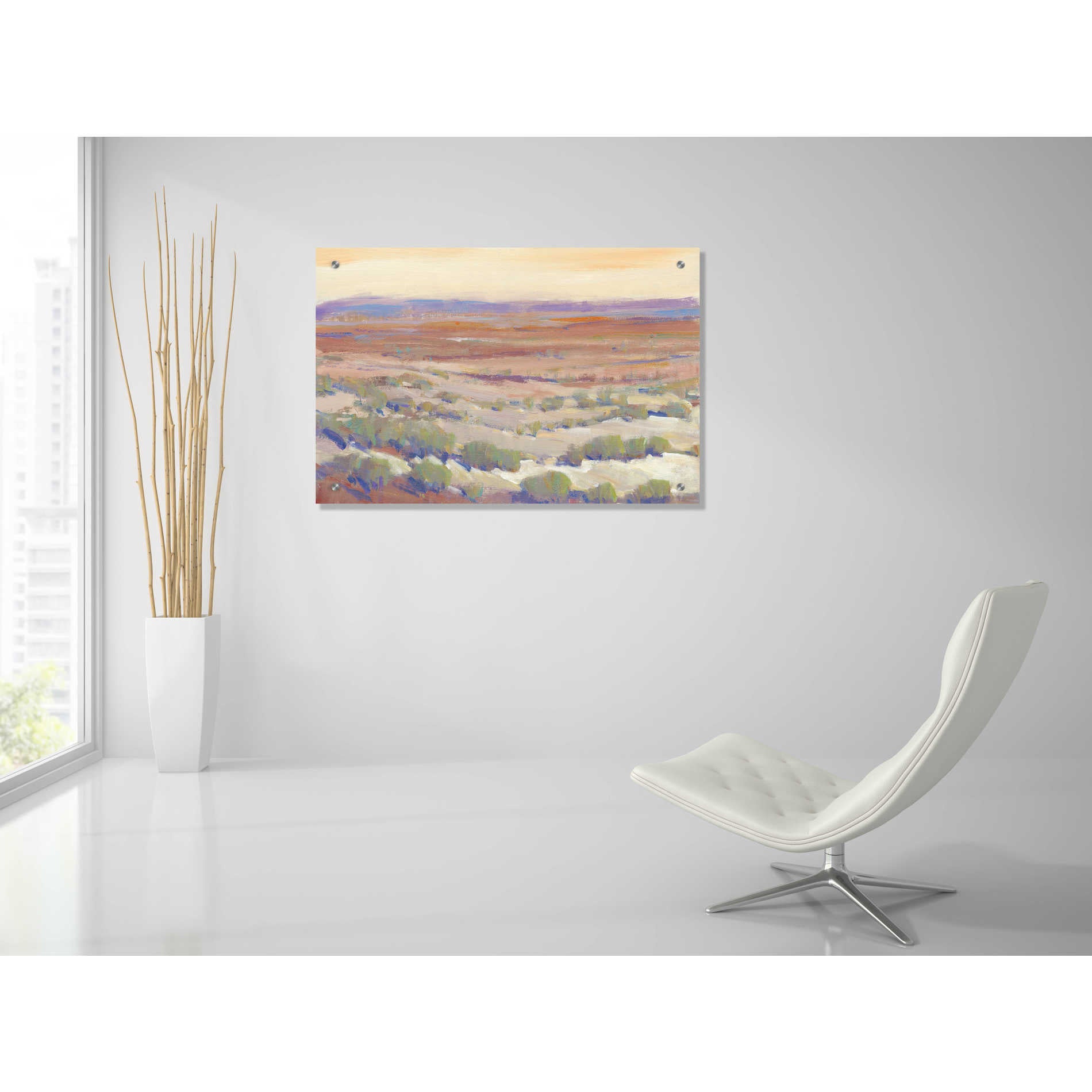 Epic Art 'High Desert Pastels II' by Tim O'Toole, Acrylic Glass Wall Art,36x24