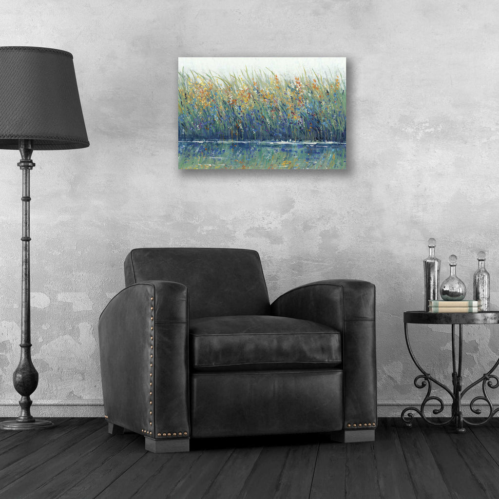 Epic Art 'Wildflower Reflection II' by Tim O'Toole, Acrylic Glass Wall Art,24x16