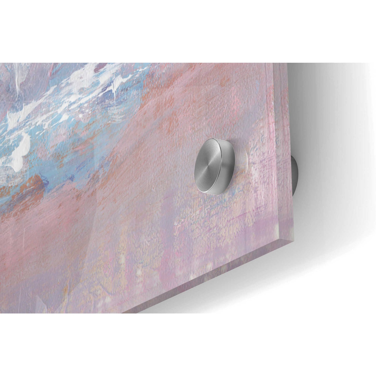 Epic Art 'Coastal Pink Horizon I' by Tim O'Toole, Acrylic Glass Wall Art,48x24
