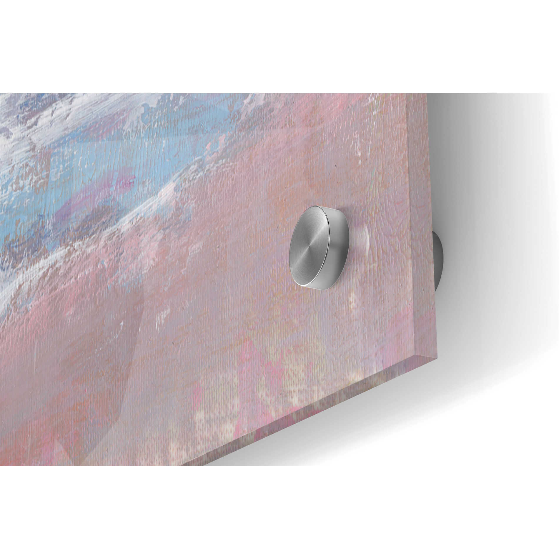 Epic Art 'Coastal Pink Horizon II' by Tim O'Toole, Acrylic Glass Wall Art,24x12