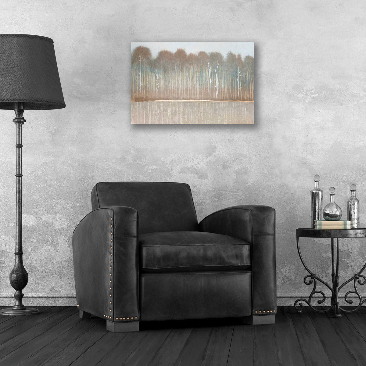 Epic Art 'Along the River Bank I' by Tim O'Toole, Acrylic Glass Wall Art,24x16