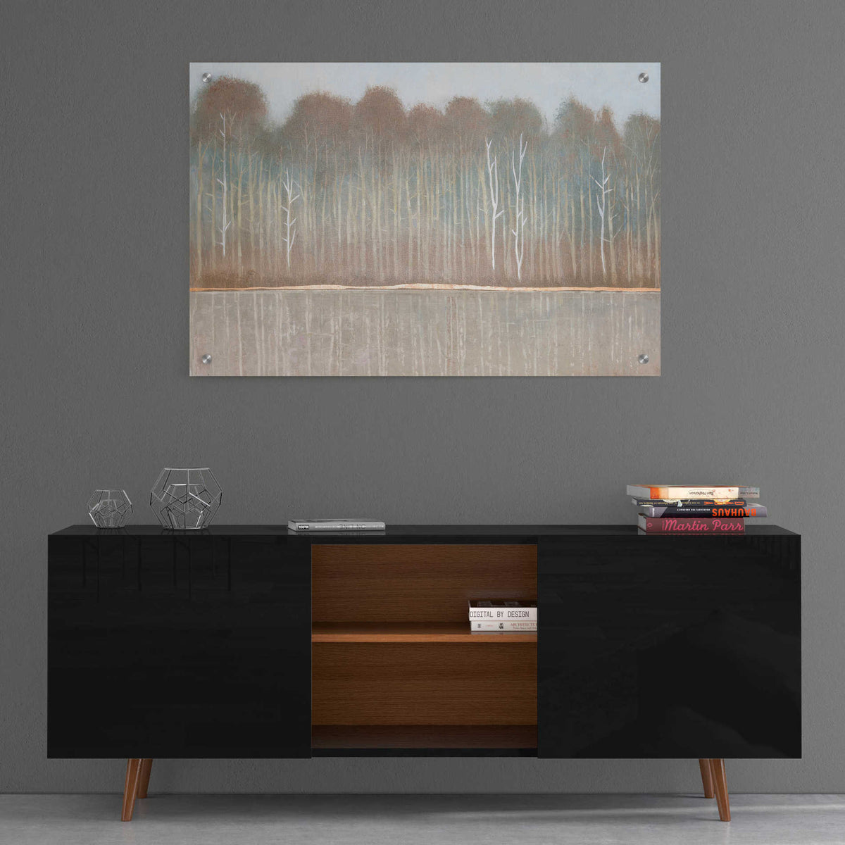 Epic Art 'Along the River Bank I' by Tim O'Toole, Acrylic Glass Wall Art,36x24
