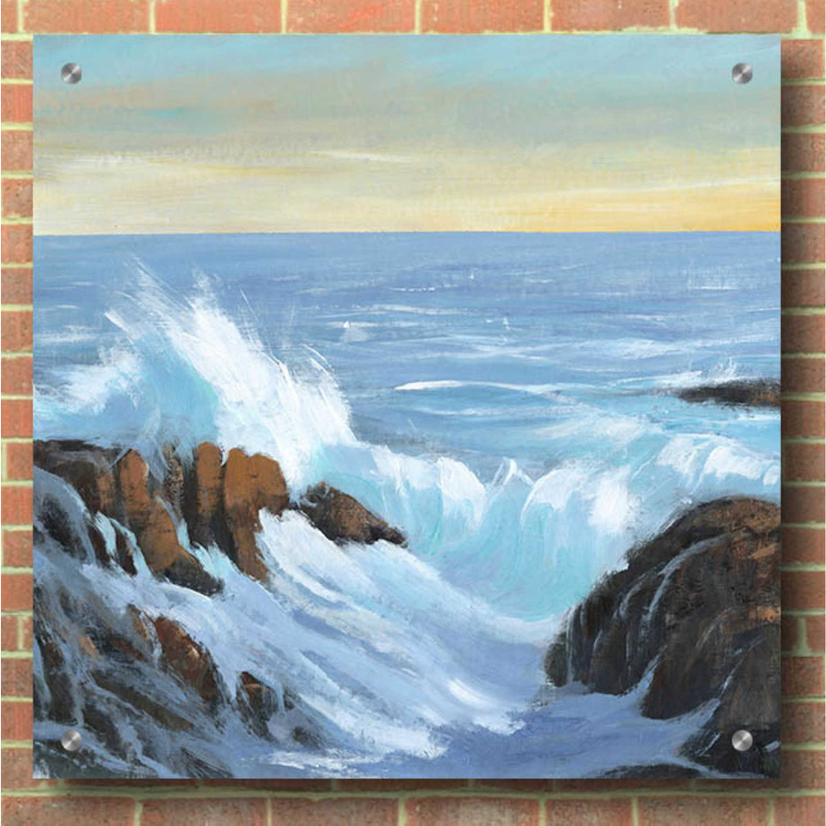 Epic Art 'Rip Tide II' by Tim O'Toole, Acrylic Glass Wall Art,36x36