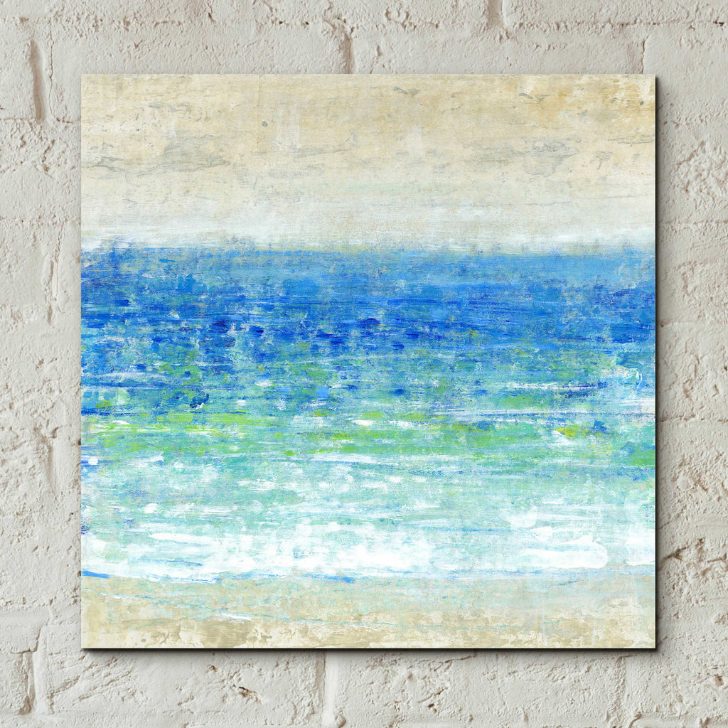 Epic Art 'Ocean Impressions I' by Tim O'Toole, Acrylic Glass Wall Art,12x12