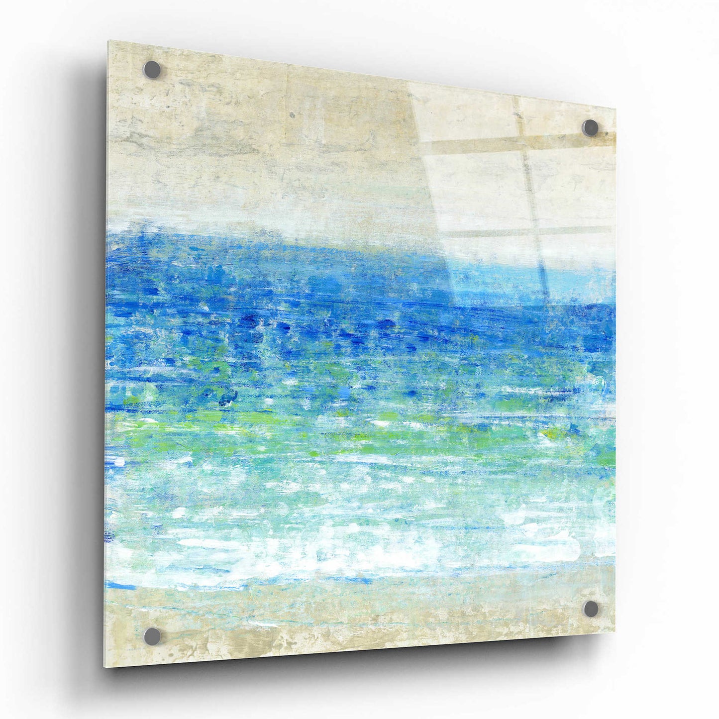 Epic Art 'Ocean Impressions I' by Tim O'Toole, Acrylic Glass Wall Art,36x36