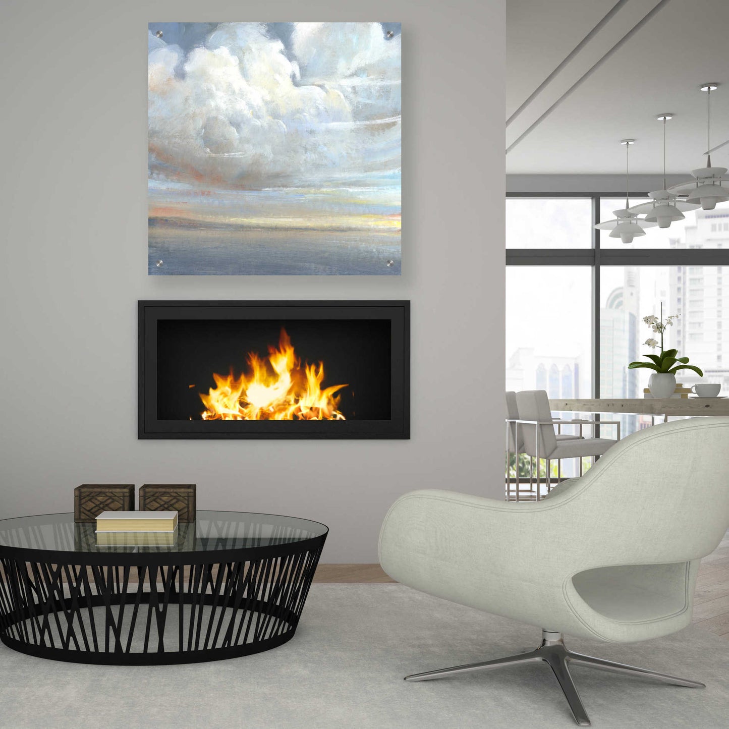 Epic Art 'Passing Storm II' by Tim O'Toole, Acrylic Glass Wall Art,36x36