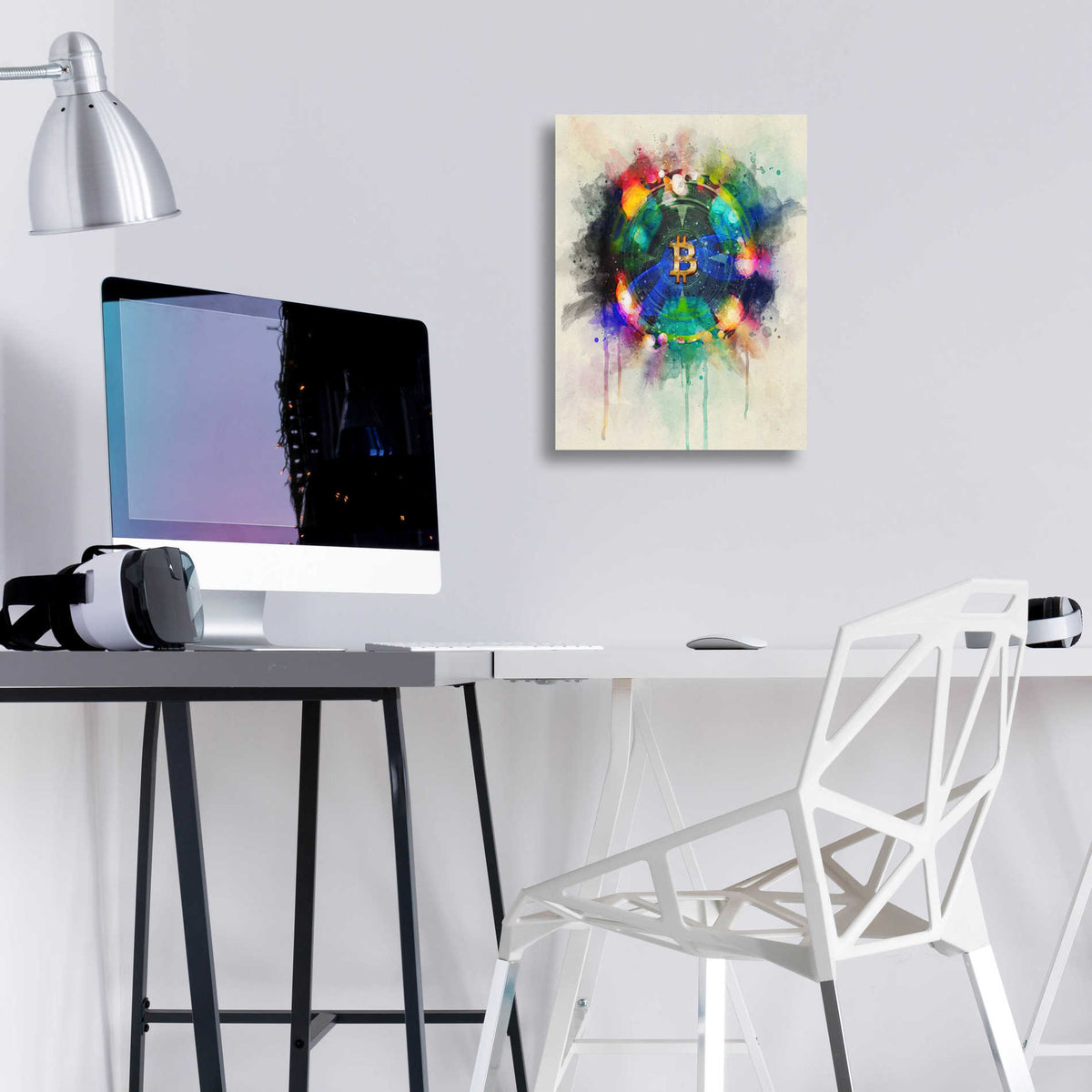 Epic Art 'Bitcoin Era 3' by Surma and Guillen, Acrylic Glass Wall Art,12x16
