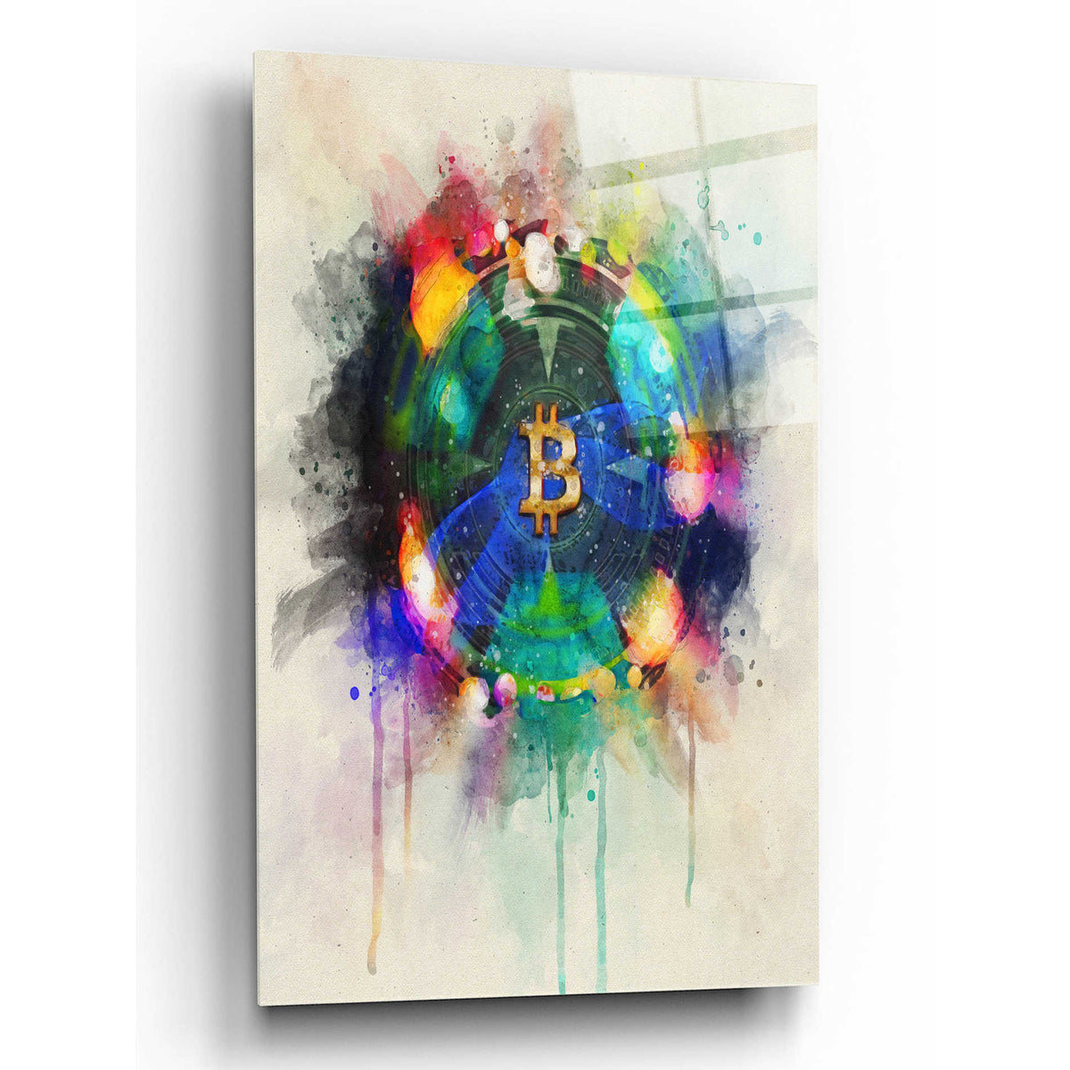 Epic Art 'Bitcoin Era 3' by Surma and Guillen, Acrylic Glass Wall Art