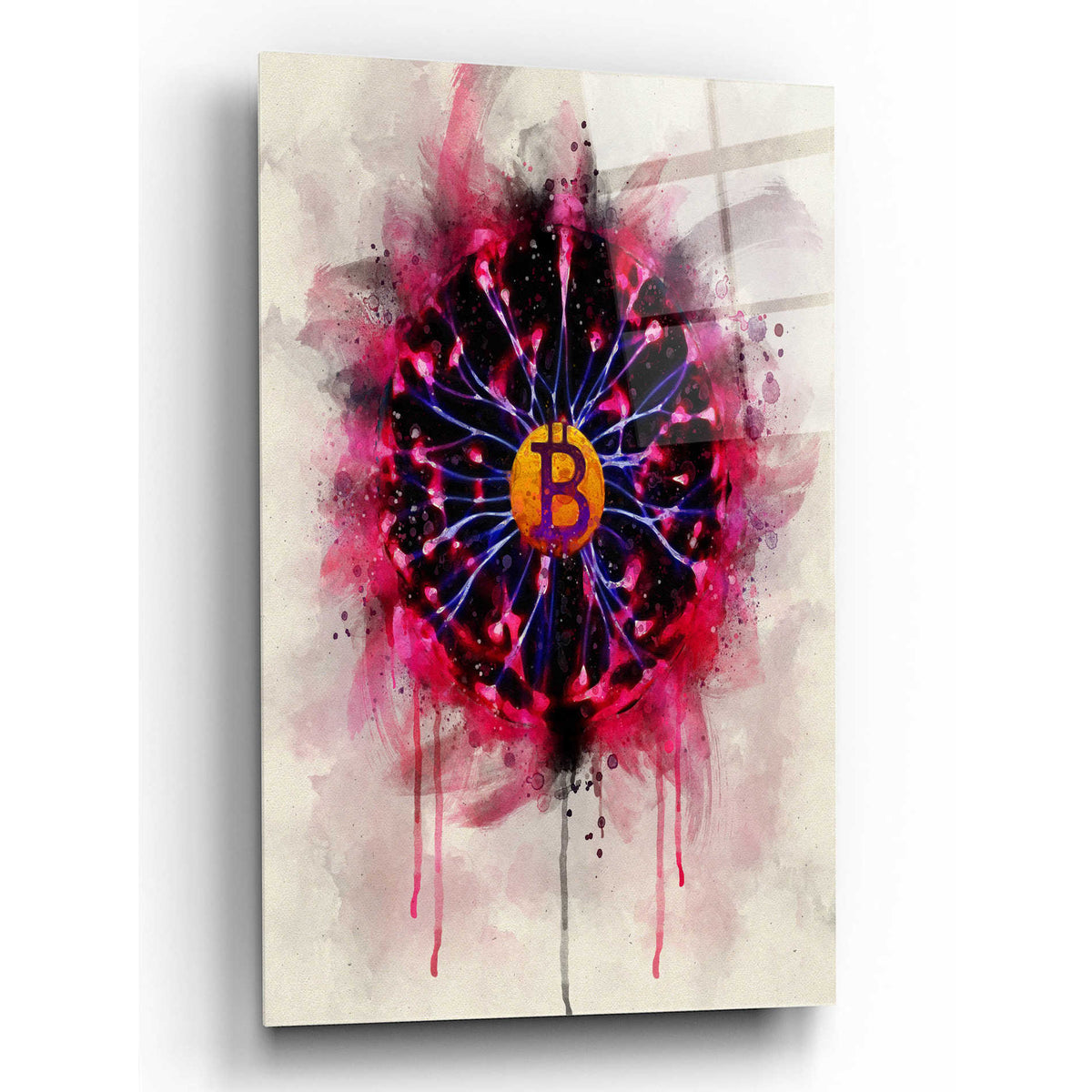 Epic Art 'Bitcoin Future' by Surma and Guillen, Acrylic Glass Wall Art