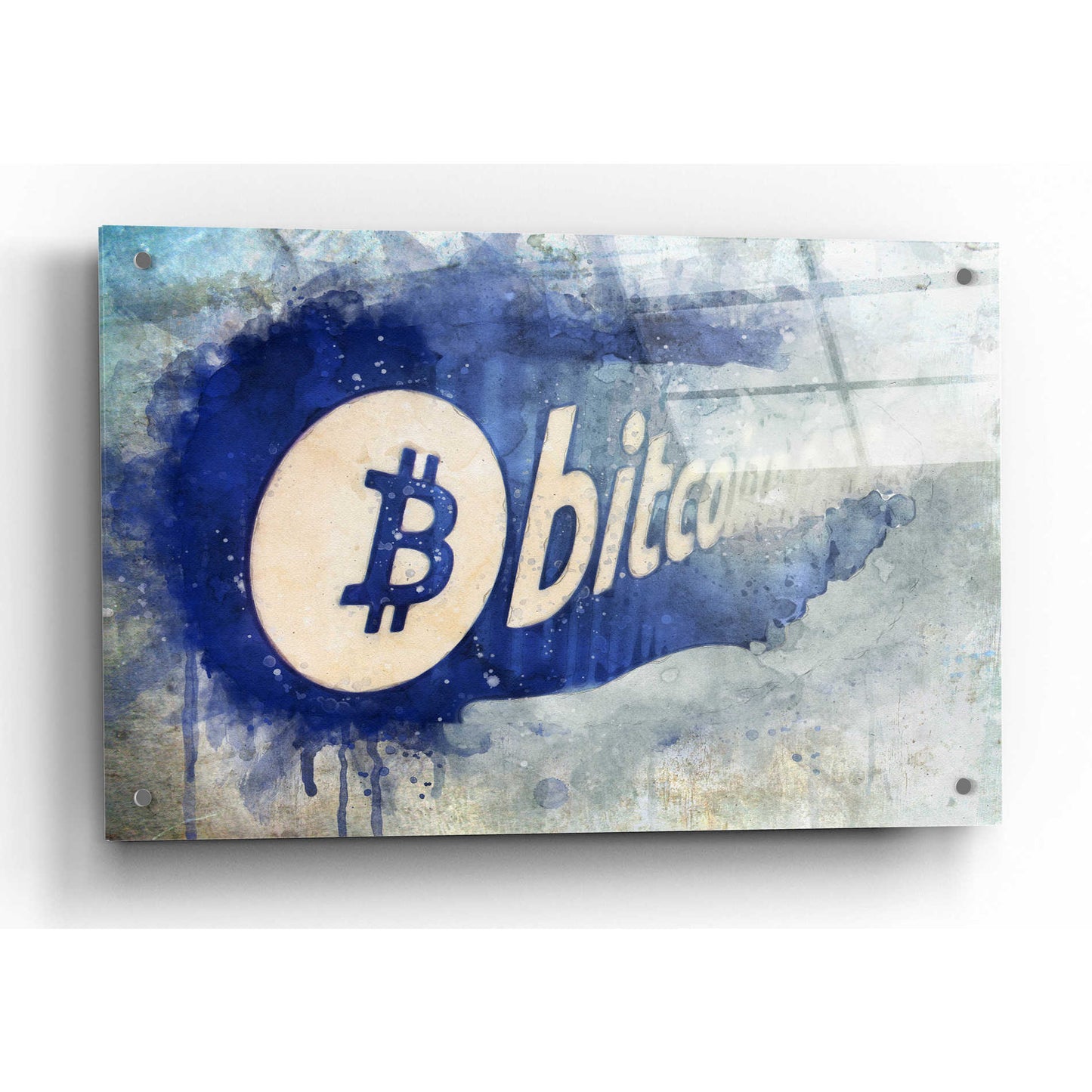 Epic Art 'Bitcoin Rule' by Surma and Guillen, Acrylic Glass Wall Art,36x24