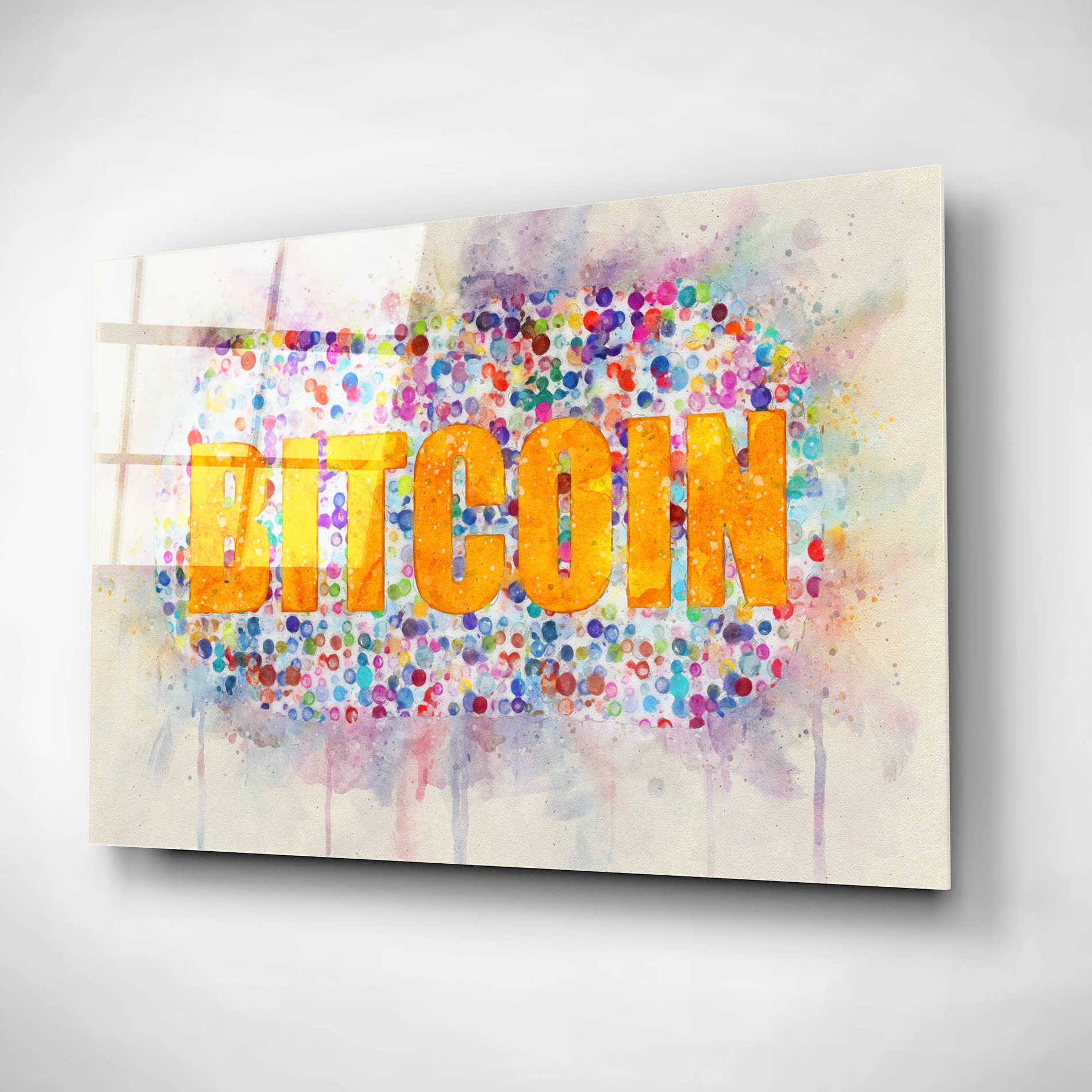 Epic Art 'Bitcoin Era 2' by Surma and Guillen, Acrylic Glass Wall Art,16x12