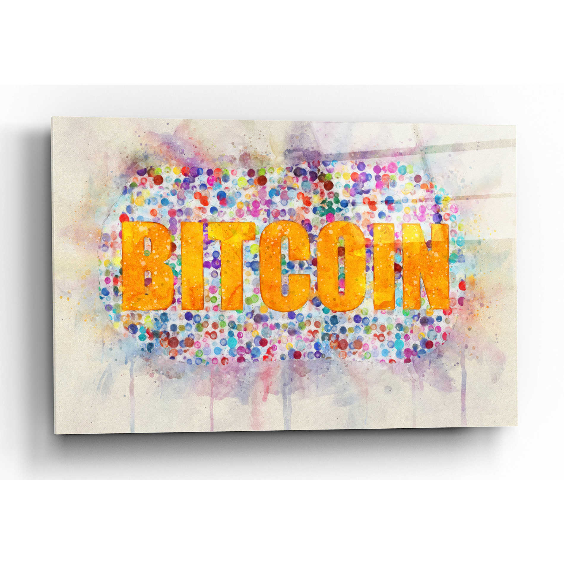 Epic Art 'Bitcoin Era 2' by Surma and Guillen, Acrylic Glass Wall Art,16x12