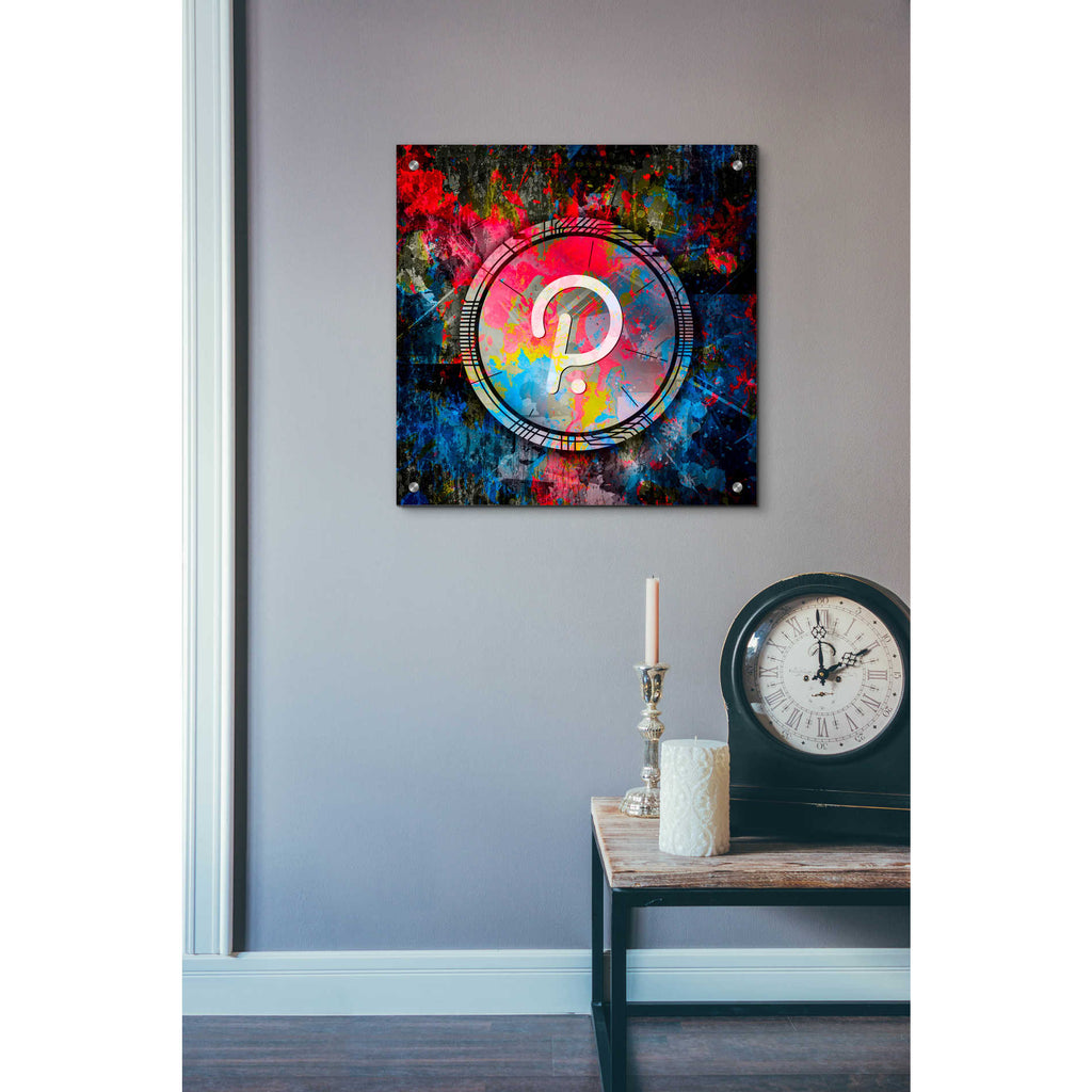 Epic Art 'DOT Polkadot Crypto Coin,' Acrylic Glass Wall Art,24x24