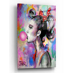 Epic Art 'Bubble Girl' by Loui Jover, Acrylic Glass Wall Art