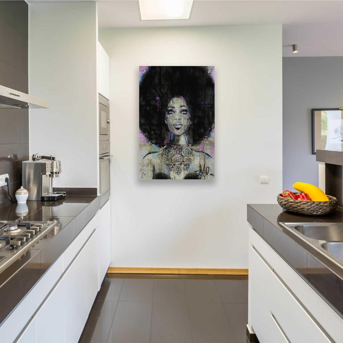 Epic Art 'Soul' by Loui Jover, Acrylic Glass Wall Art,24x36
