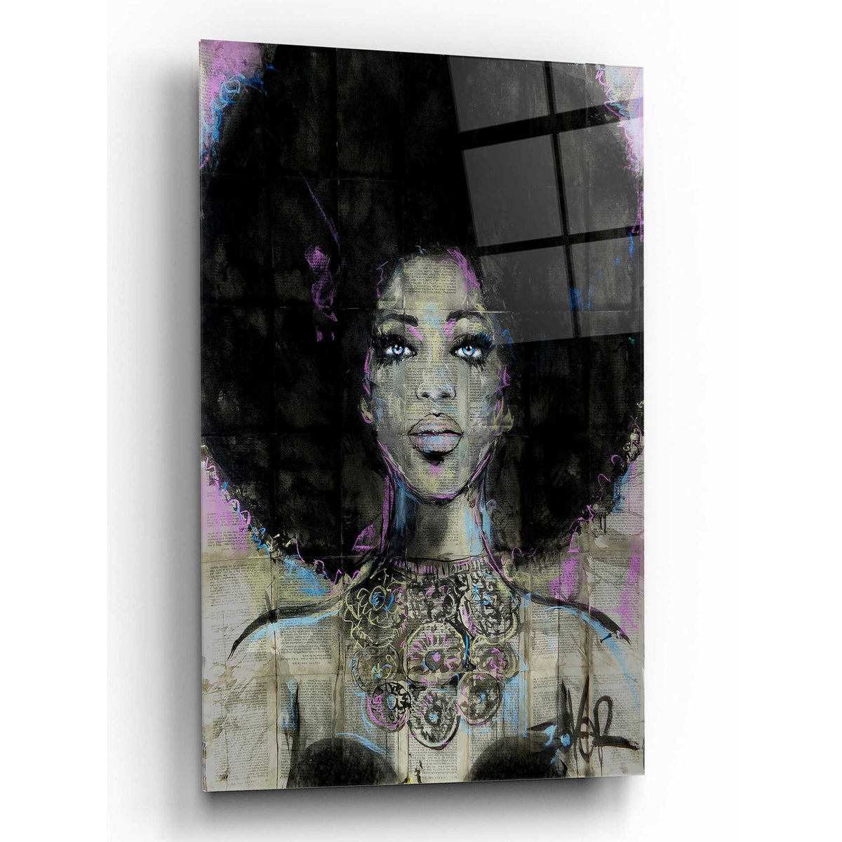Epic Art 'Soul' by Loui Jover, Acrylic Glass Wall Art