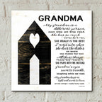 Epic Art 'My Grandma is the Best' by Cindy Jacobs, Acrylic Glass Wall Art,12x12