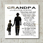 Epic Art 'My Grandpa is the Best' by Cindy Jacobs, Acrylic Glass Wall Art,12x12