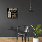 Epic Art 'Home is Who We Share It With' by Cindy Jacobs, Acrylic Glass Wall Art,24x24