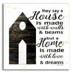 Epic Art 'A House..' by Cindy Jacobs, Acrylic Glass Wall Art