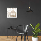 Epic Art 'There's No Place Like Home' by Cindy Jacobs, Acrylic Glass Wall Art,24x24
