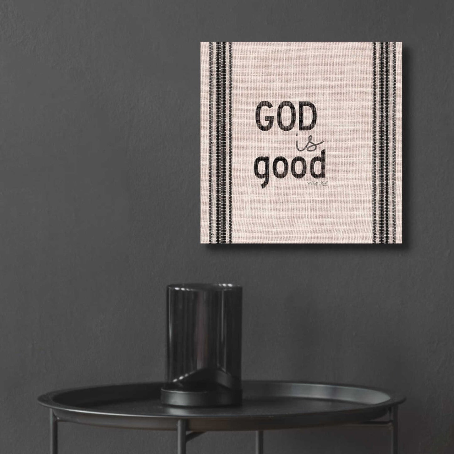 Epic Art 'God is Good' by Cindy Jacobs, Acrylic Glass Wall Art,12x12
