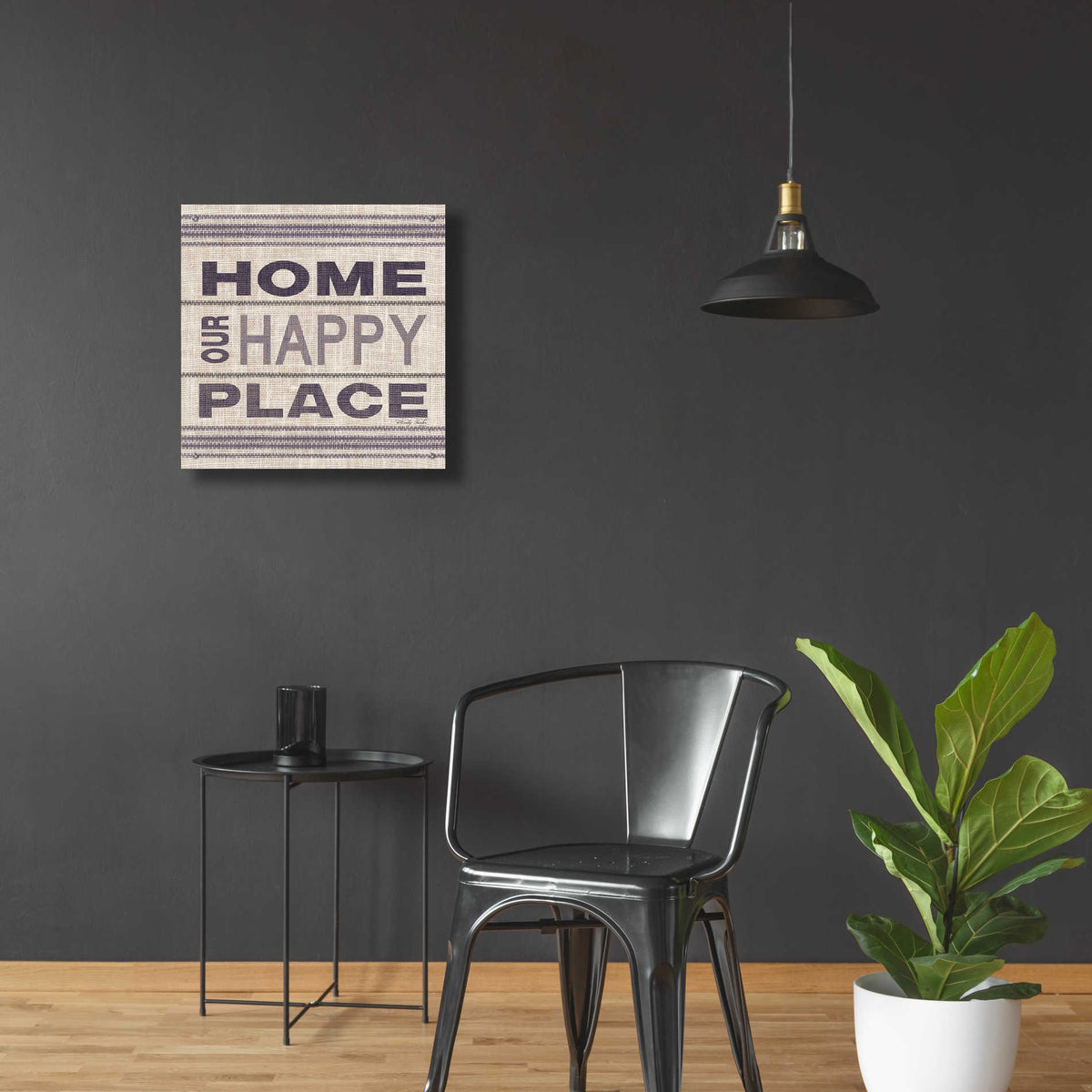Epic Art 'Home - Our Happy Place' by Cindy Jacobs, Acrylic Glass Wall Art,24x24