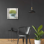 Epic Art 'Galvanized Jardin' by Cindy Jacobs, Acrylic Glass Wall Art,24x24