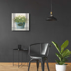 Epic Art 'Galvanized Flores' by Cindy Jacobs, Acrylic Glass Wall Art,24x24