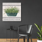 Epic Art 'Galvanized Farmer's Market Home Sweet Home' by Cindy Jacobs, Acrylic Glass Wall Art,36x36