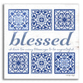 Epic Art 'Blessed Tile' by Cindy Jacobs, Acrylic Glass Wall Art