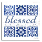 Epic Art 'Blessed Tile' by Cindy Jacobs, Acrylic Glass Wall Art