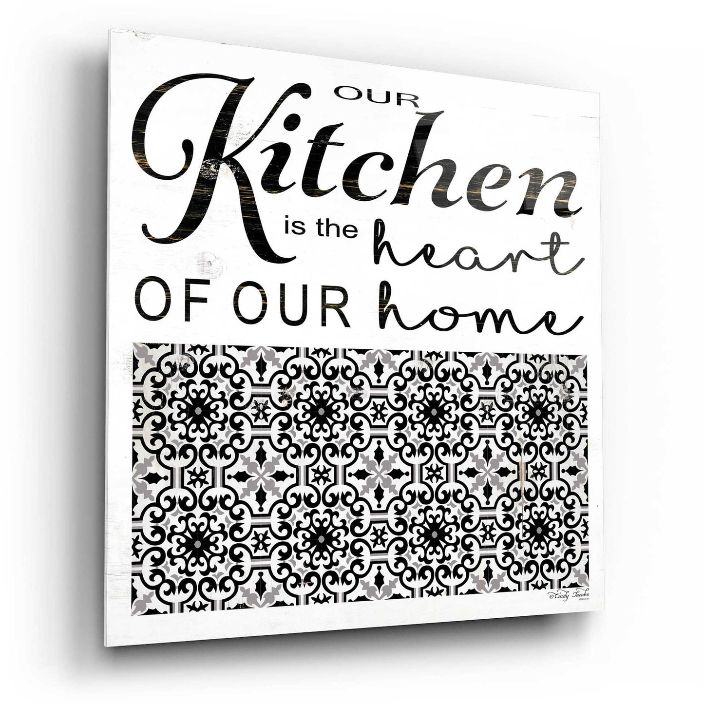 Epic Art 'Our Kitchen' by Cindy Jacobs, Acrylic Glass Wall Art,12x12